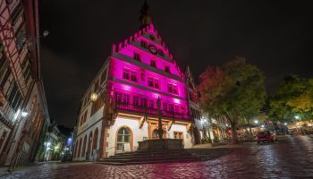 Altes Rathaus in Farbe